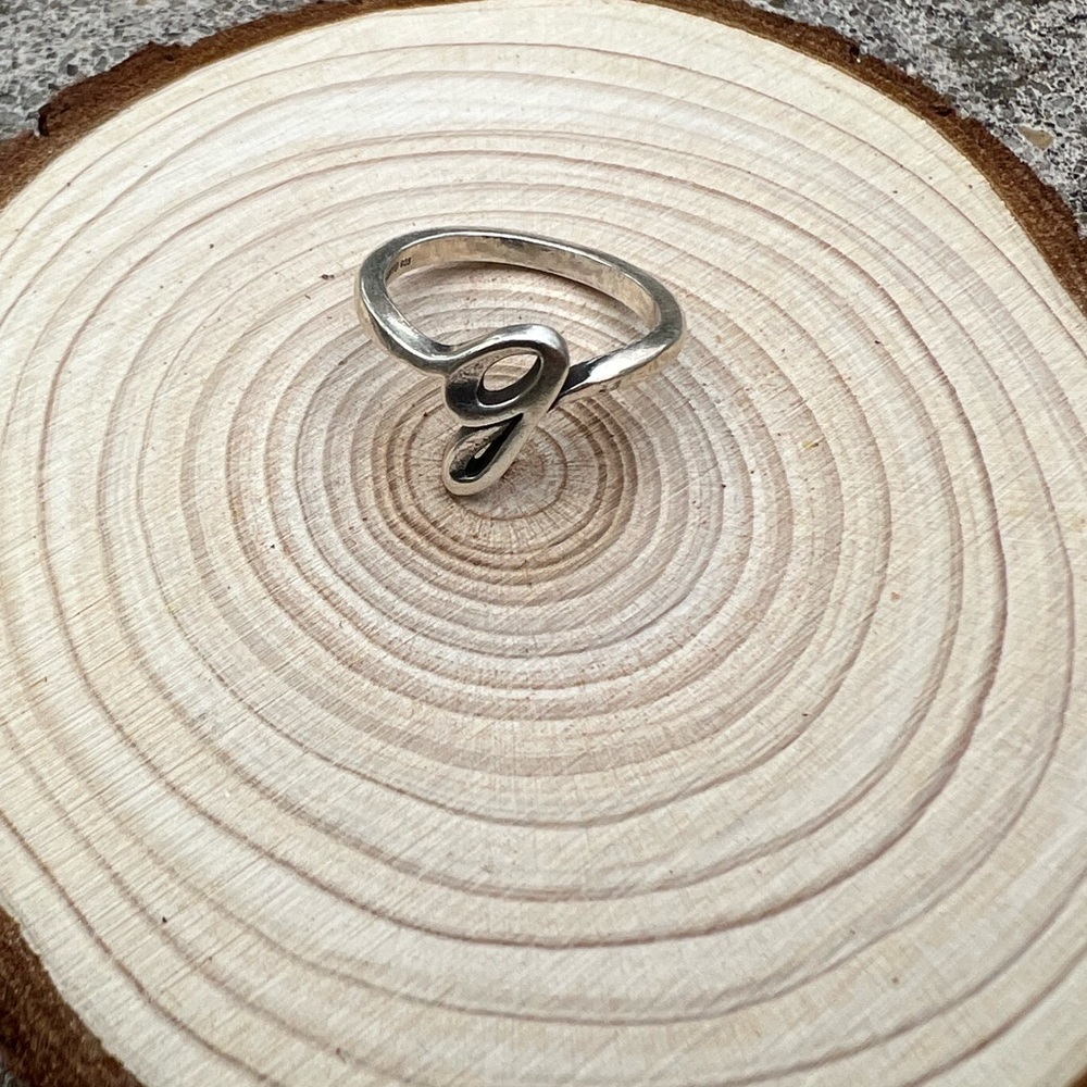 James Avery initial "g" ring.